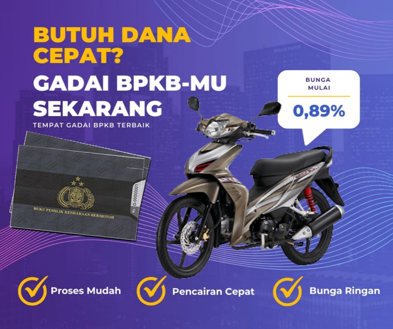 Kredit Jaminan Bpkb Motor Honda Revo Absolute Delux Dapat Dana Berapa?  Seperti Ini Simulasinya